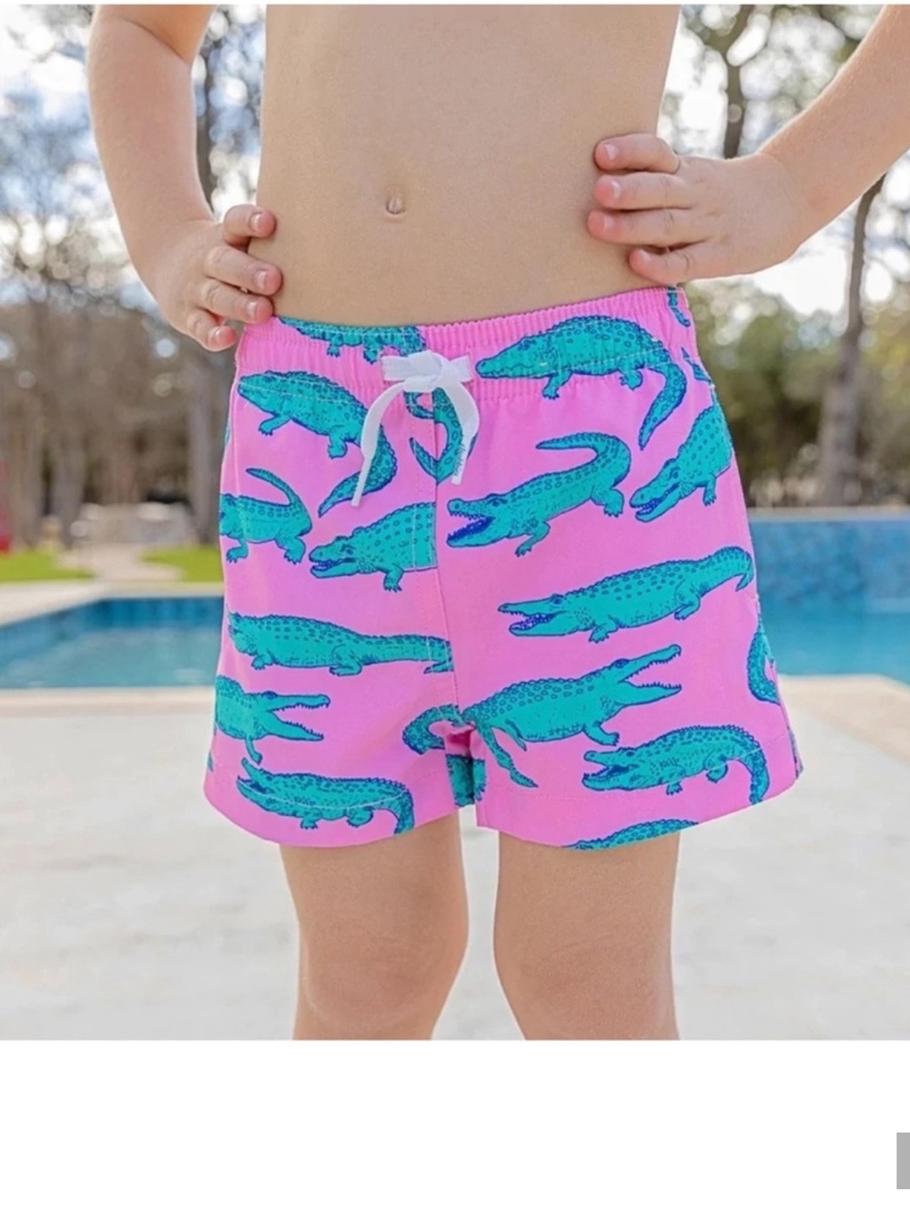 Chubbies Kids Swim Trunks
Alligator print size 3T
